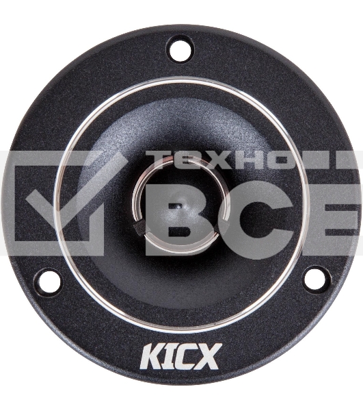 Колонки автомобильные Kicx DTC 36 ver.2 (без решетки) 80Вт 103дБ 4Ом 7.2 см (3 дюйм) (ком.: 2кол.) твитер однополосные