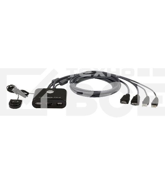 Переключатель KVM 2-Port USB FHD HDMI Cable KVM Switch