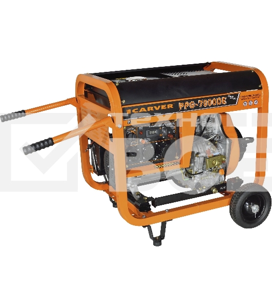 Генератор Carver PPG- 7000DE 6.3кВт