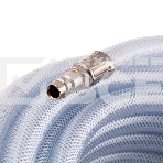 Шланг пневматический Stels ПВХ, 10x16 мм, 18 бар, армированный, прозрач., быстросъем, 3 0м, фото7