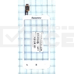 Сенсорное стекло (тачскрин) для Lenovo A376, белое, фото3