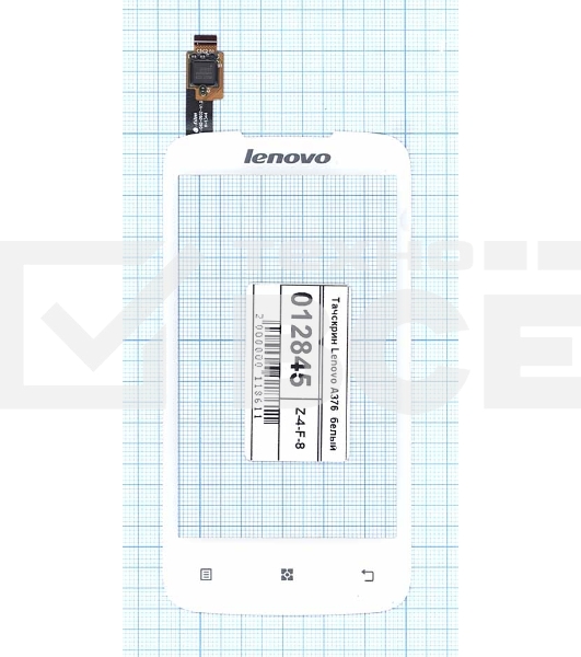 Сенсорное стекло (тачскрин) для Lenovo A376, белое