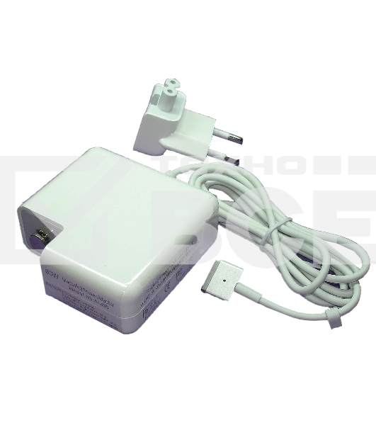 Блок питания (сетевой адаптер) для ноутбуков Apple 16.5V 3.65A 60W MagSafe2 T-shape REPLACEMENT OEM
