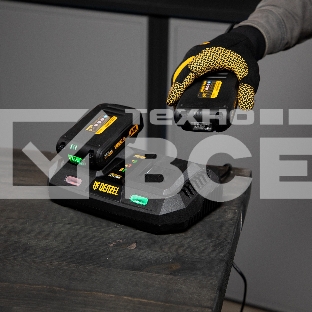 Устройство зарядное для аккумуляторов IBC-18-3.0-2, Li-Ion, 18В, 3,0 А, для двух батарей  Denzel