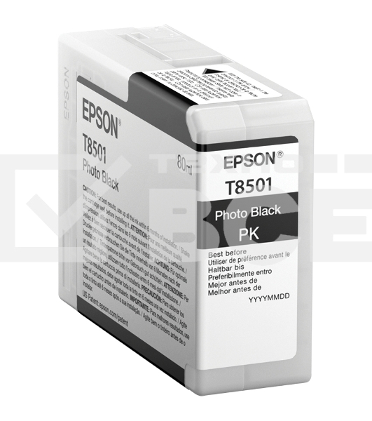 Картридж EPSON T8501 (C13T850100) черный фото (80 мл.) для SureColor SC-P800