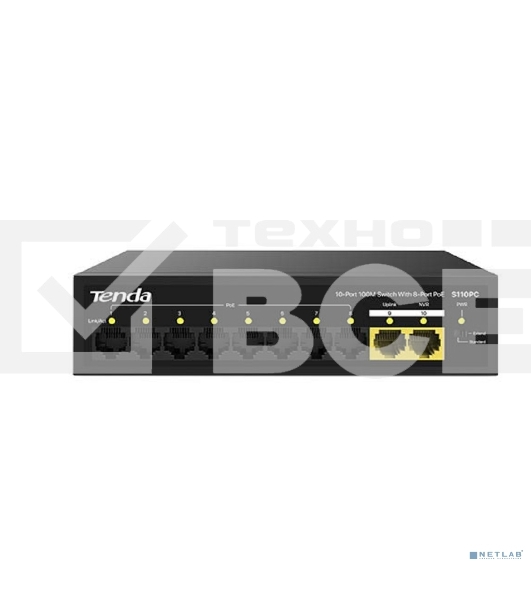 Коммутатор TENDA S110PC 10PORT 10/100M