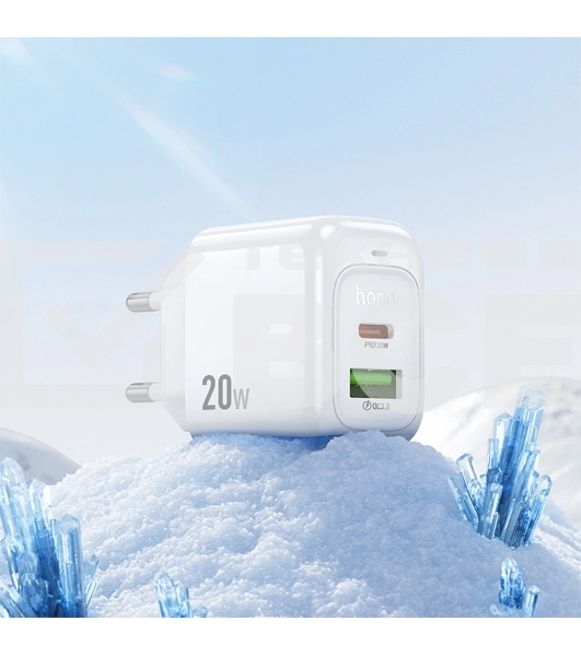 Сетевое зарядное устройство Hoco CS54A Surplu 20W 3A (PD+QC)