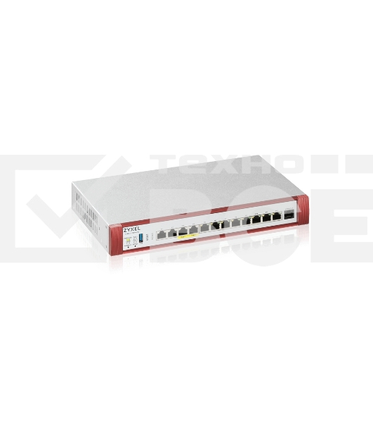 Межсетевой экран Zyxel USG FLEX 500H, Rack, 2xRJ-45: 1/2.5G (LAN/WAN), 2xRJ-45: 1/2.5G PoE+ (LAN/WAN), 8xRJ-45: 1G (LAN/WAN), 1xUSB3.0 **