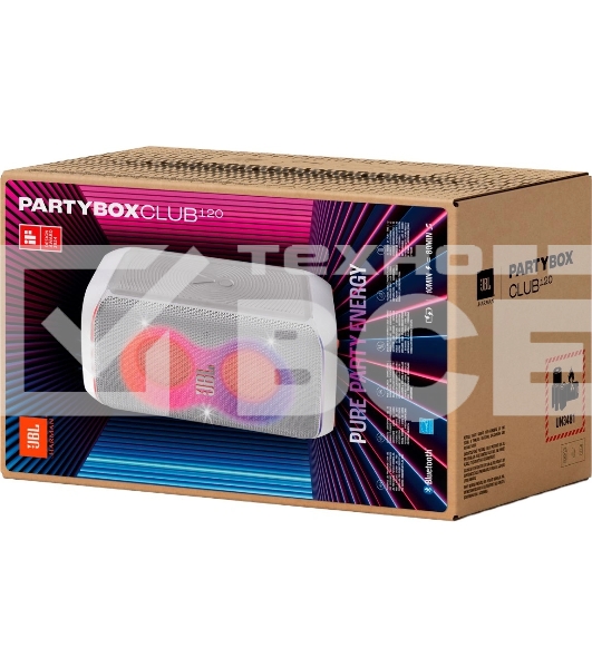 Минисистема Hi-Fi JBL PartyBox Club 120 белый 160Вт USB BT