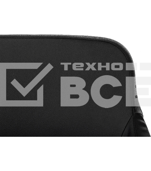 Кресло офисное Бюрократ CH-380F черный, эко.кожа, на ножках металл