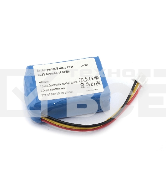 Аккумулятор для пылесоса HOBOT 168, 188, 198, 268, 288 14.8V 800mAh/11.84Wh