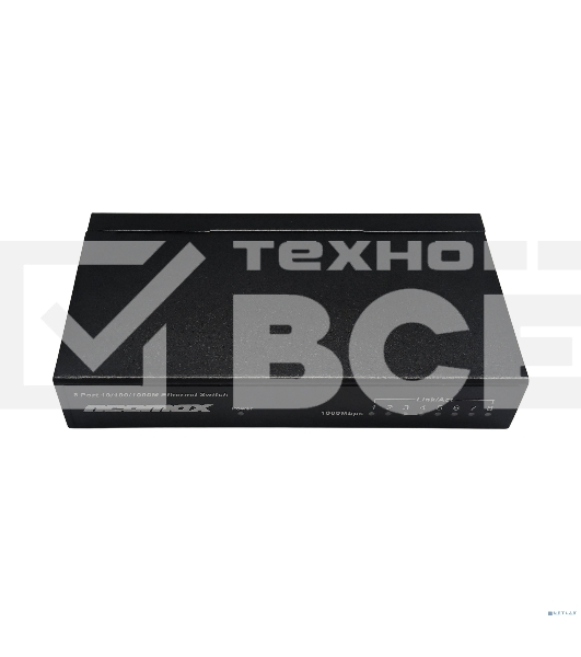 Коммутатор неуправляемый NEOMAX NMS-108P-1000-S, 8 портов 1000 Mbps, металл