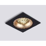 Светильник встраиваемый Ambrella light TN102730 BK/GD черный/золото GU5.3 92*92*23, фото8