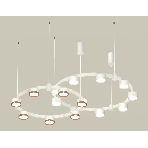Светильник Ambrella light XR92081200/16 SWH/PPG белый песок/золото розовое полированное GX53 (A9208, C9241,C9236,N8112,N8126), фото 1