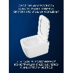Инсталляция с унитазом комплект BAU PRO 6 в 1: унитаз подвесной безободковый торнадо Bau Dream 51х35, быстросъемное сиденье микролифт, кнопка смыва BAU Dream, серый матовый, фото6