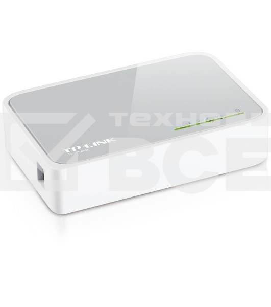 Коммутатор TP-Link SOHO TL-SF1005D Коммутатор 5-port 10/100M mini Desktop Switch, 5 10/100M RJ45 ports, Plastic case