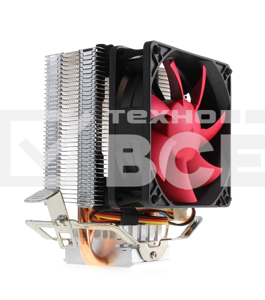 вентилятор CROWN Кулер для процессора CM-92 (Для Intel и AMD, TDP до 95 Ватт, 2шт. медных теплопроводных трубок, Гидродинамическии подшипник, Размер: 117*79*113 мм)