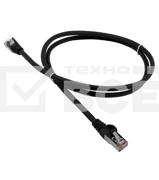 Патч-корд Lanmaster LSZH FTP кат.5e, 10.0 м, черный