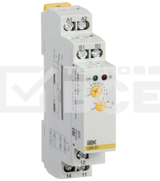 Реле тока ORI 0.5-5А 24-240В AC/24В DC ИЭК ORI-01-5