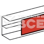 Крышка для кабель-канала шир. 65мм Leg 010521, фото2