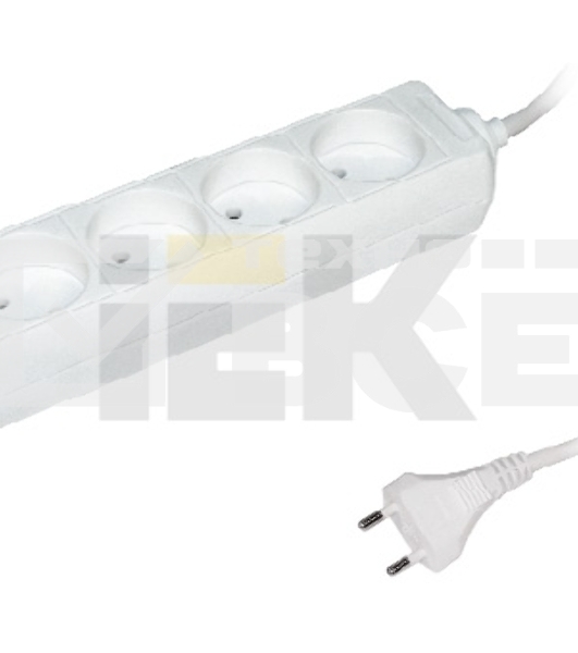 Удлинитель 4х3м без заземл. 10А IP20 У4 2P ИЭК WYP10-06-04-03-N