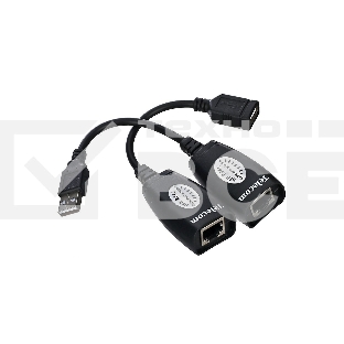 Адаптер-удлинитель USB-AMAF/RJ45, по витой паре до 45m , Telecom <TU824>