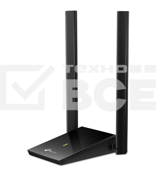 Адаптер TP-Link AC1300Mbps Dual-band High-Gain wireless USB adapter, 867Mbps at 5G and 400Mbps at 2.4G, two high gain antennas, USB 3.0, USB extension cable, support wave 2 MU-MIMO, full compatible with Windows and macOS.