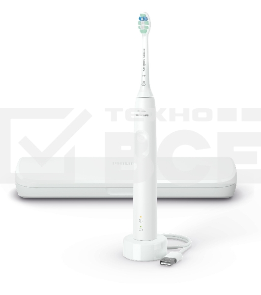 Электрическая зубная щетка Philips HX3673/13 белый