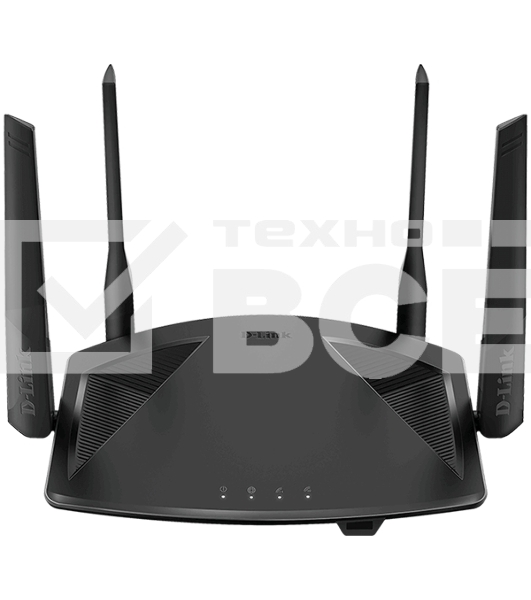 Маршрутизатор D-Link DIR-X1860/RU/R1A Wi-Fi 6 AX1800, 1000Base-T WAN, 3x1000Base-T LAN