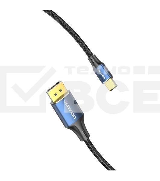 Кабель Vention DisplayPort v1.4 20M/Mini DP M - 1.5м