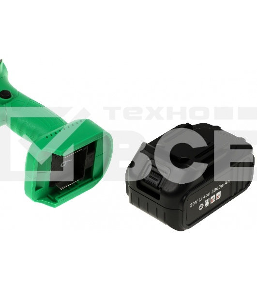 Пила цепная аккумуляторная ZITREK GreenSaw 20 Extra power { 20В, 3Ач Li-ion аккум. 1шт, 1,5Ач Li-ion аккум. 1шт, ЗУ }