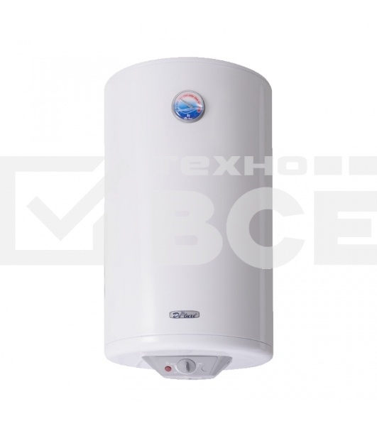 Водонагреватель De Luxe W80V1 Объём 80л,мощность 1.5квт,нагрев 2.45ч, вес 26кг,Высота 806,Диаметр430мм.
