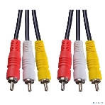 Кабель PERFEO 3xRCA вилка - 3xRCA вилка, длина 1,5 м. (R3103), фото 1