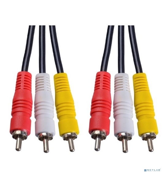 Кабель PERFEO 3xRCA вилка - 3xRCA вилка, длина 1,5 м. (R3103)