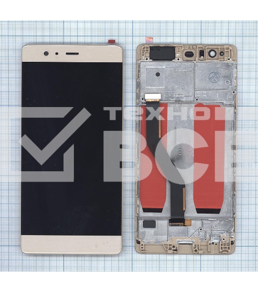 Дисплей для Huawei P9 Plus TFT, золотой