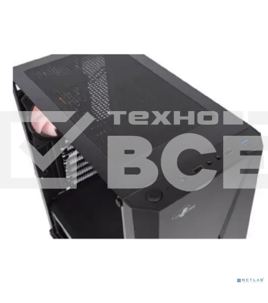 Компьютерный корпус ATX Eurocase A39 ARGb черный без БП закаленное стекло USB 3.0