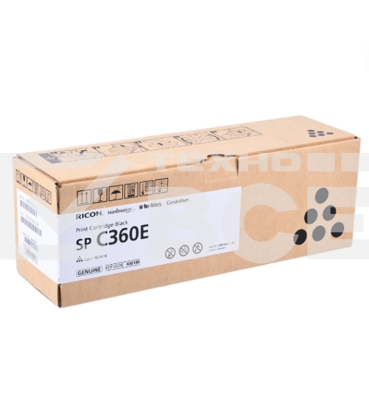 Картридж лазерный тип SP C360E черный для Ricoh SP C360DNw/SP C360SNw/SP C360SFNw/SP C361SFNw (2,5K)