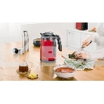 Чайник Bosch TWK7L464, 1.7л, 2400 Вт., нерж.сталь, покрытая эмалью, красный,шкала уровня воды, фото13