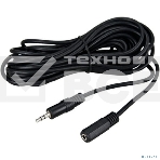 Шнур Rexant Стерео 3,5мм гнездо - Стерео 3,5мм штекер, 5м, фото 1