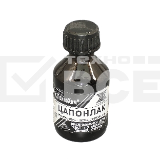 Цапон лак черный, флакон 22 мл