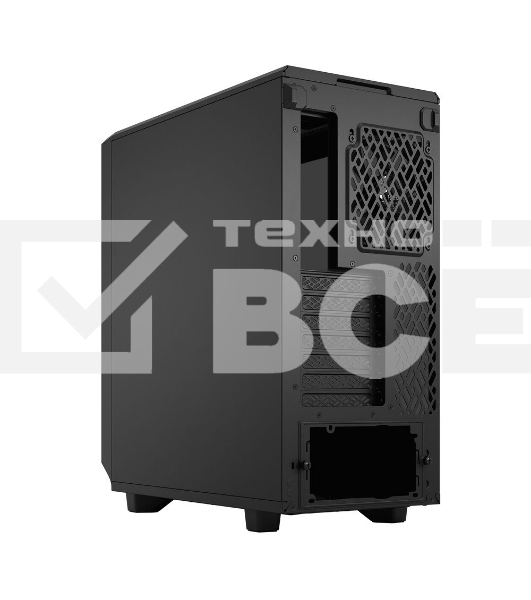 Корпус Fractal Design MESHIFY 2 COMPACT BLACK - TG / ATX, TG / 2x140mm & 1x120mm fans inc. / FD-C-MES2C-03