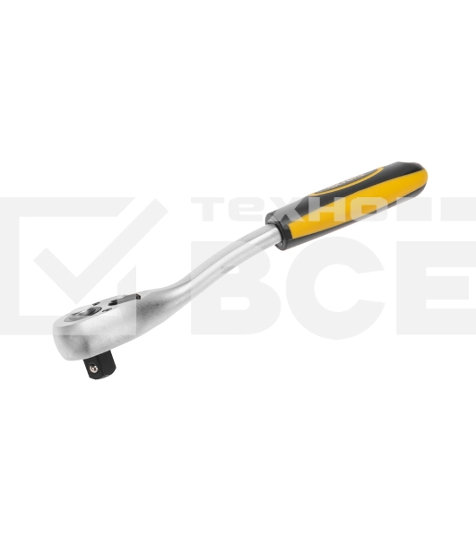 Ключ-трещотка для торцовых головок Kranz 1/2, СrV, 72 зубца