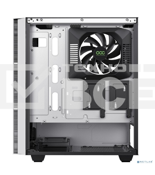 Компьютерный корпус GameMax Brufen C3 WB без БП, MidiT, ATX, Бело-гол, Зак. стекл., USB 3.0, 1*120; 1*140мм вент.