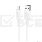 Кабель HOCO X88/ USB кабель Type-C/ 1m/ 3A/ White, фото4