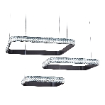 Светильник Ambrella light FA6166 BK черный 131W 720*500*900 (ПДУ РАДИО 2.4), фото 1