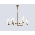 Люстра Ambrella light LH55201/6 BS/CL латунь/прозрачный E14*6 max 40W D660*520, фото9