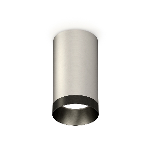 Светильник Ambrella Light XS6324011 SSL/PBK серебро песок/черный полированный MR16 GU5.3 (C6324, N6131)
