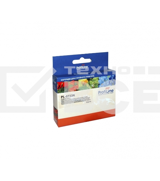 Картридж струйный PL-0733N для принтеров Epson StylusCX3900/CX3905/CX4900/CX4905/CX5500/CX5501/CX5505/CX5510/CX5600/CX5900/CX6900F/CX7300/CX7310/CX8300/CX9300F/C79/C90/C92/C110/TX200/TX209/TX210/TX219/TX300F/TX400/TX410/TX419/TX550W/TX600FW Magenta водн P