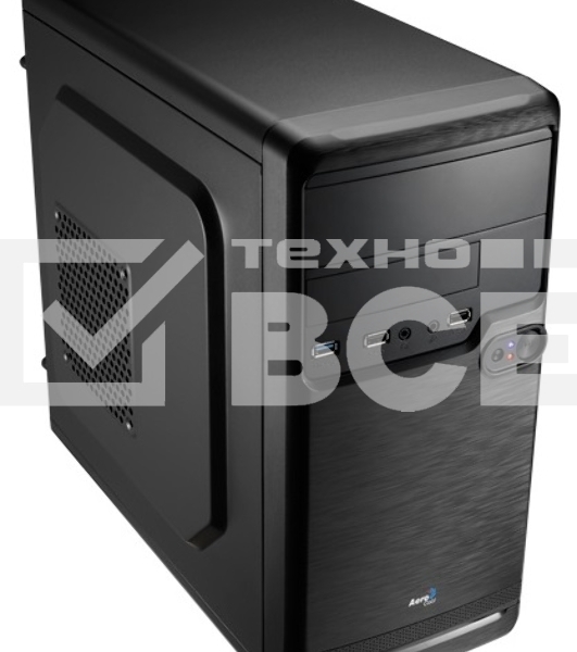Корпус Aerocool / Formula Qs-182 черный без БП mATX 2x120mm 2xUSB2.0 1xUSB3.0 audio