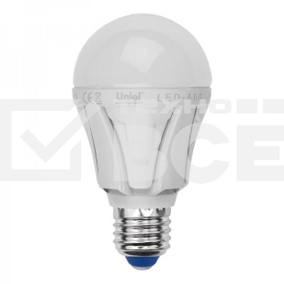 Лампа светодиодная для растений (UL-00001820) E27 10W шар прозрачный LED-A60-10W/SPFR/E27/CL PLP01WH lampa_svetodiodnaya_dlya_rasteniy_ul_00001820_e27_10w_shar_prozrachnyy_led_a60_10w_spfr_e27_cl_plp01